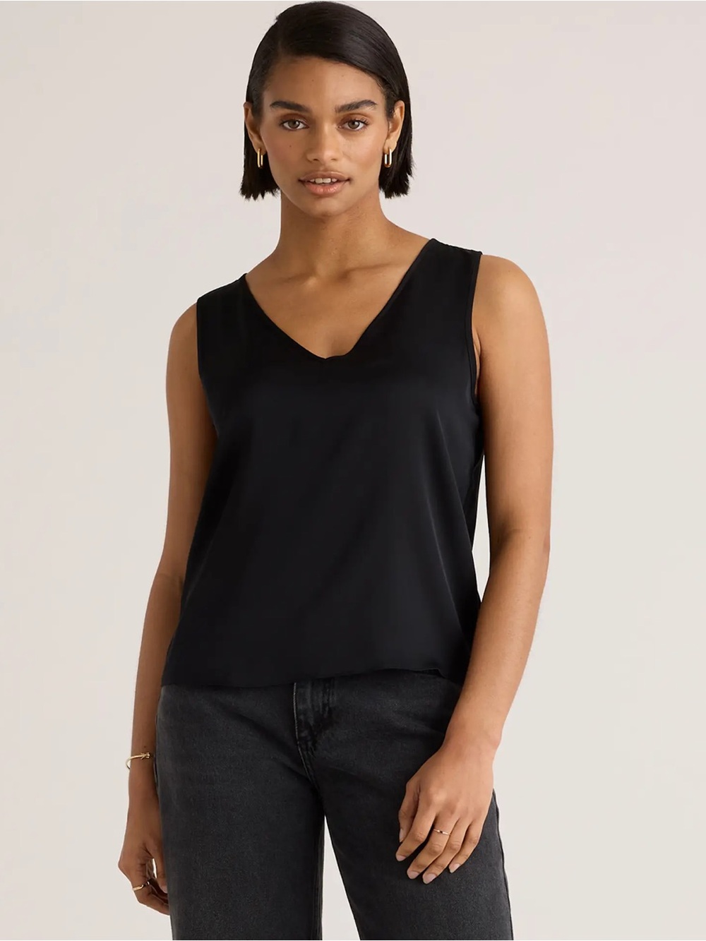 Quince Washable Stretch Silk Tank
